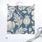 Vintage Floral Blue Botanical Garden Bloom Meadow Wildflower Custom Printed Fabric by Spoonflower Various Fabrics by the Yard or Fat Quarter